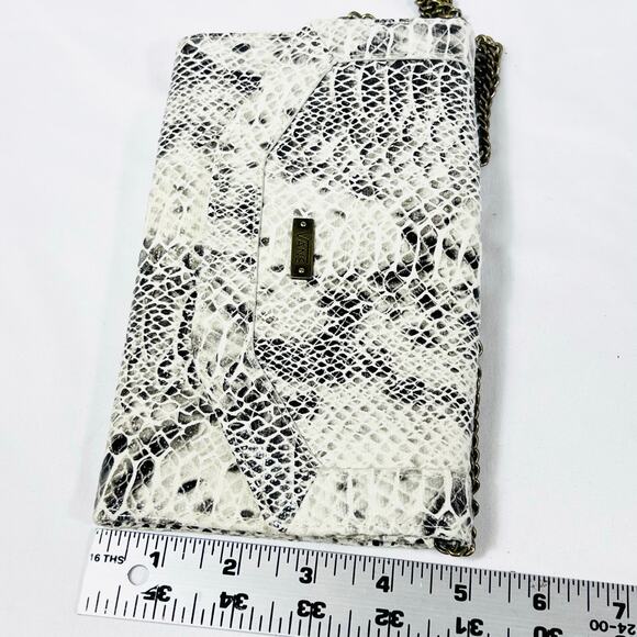 Vans Hi-Jinks Wallet Purse Handbag Crossbody Snakeskin Metal Strap Chain Button - Picture 10 of 10